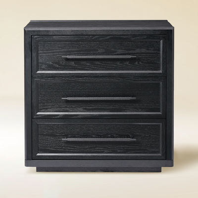 Alvar 30″ Oak 3-Drawer Chest