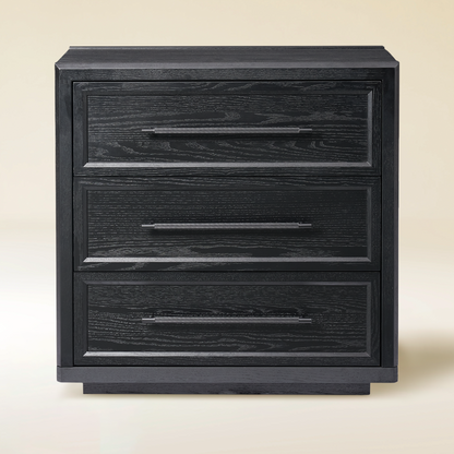 Alvar 32″ Oak 3-Drawer Chest