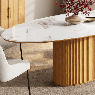 Marley Sintered Stone Dining Table 213cm