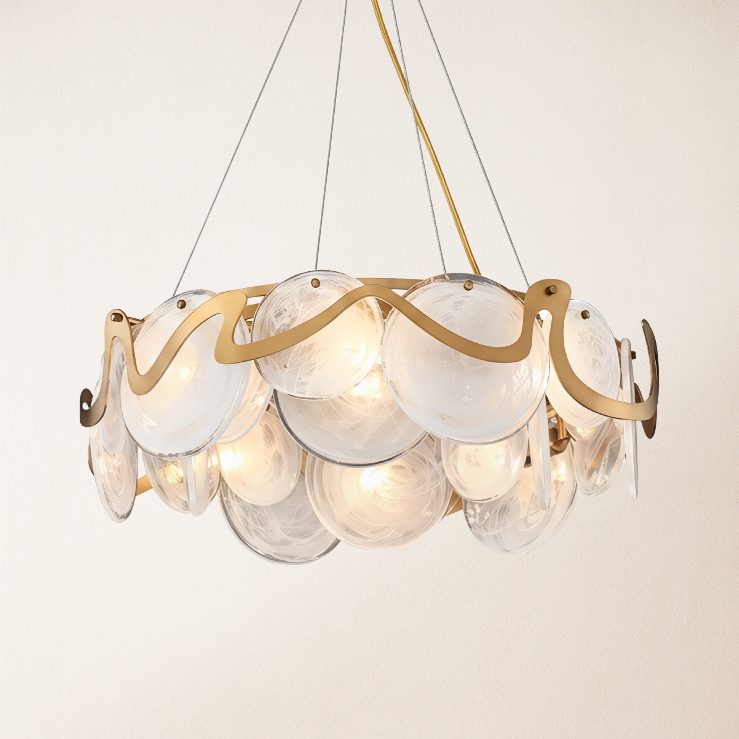 Avenor Ambient Glass Round Chandelier