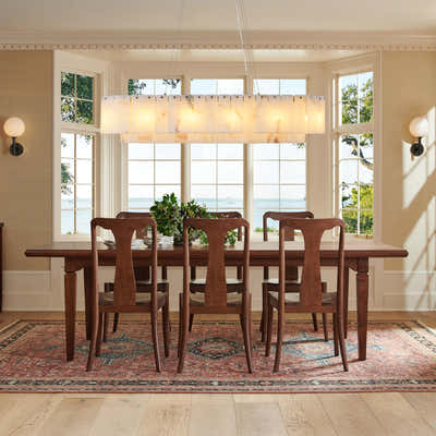 Sawyer Alabaster Oval Chandelier 40"