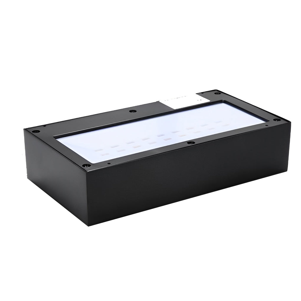 Vallum Rectangular Outdoor Up Down Wall Light