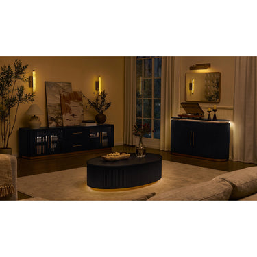 Holton Oak Media Console 240cm W
