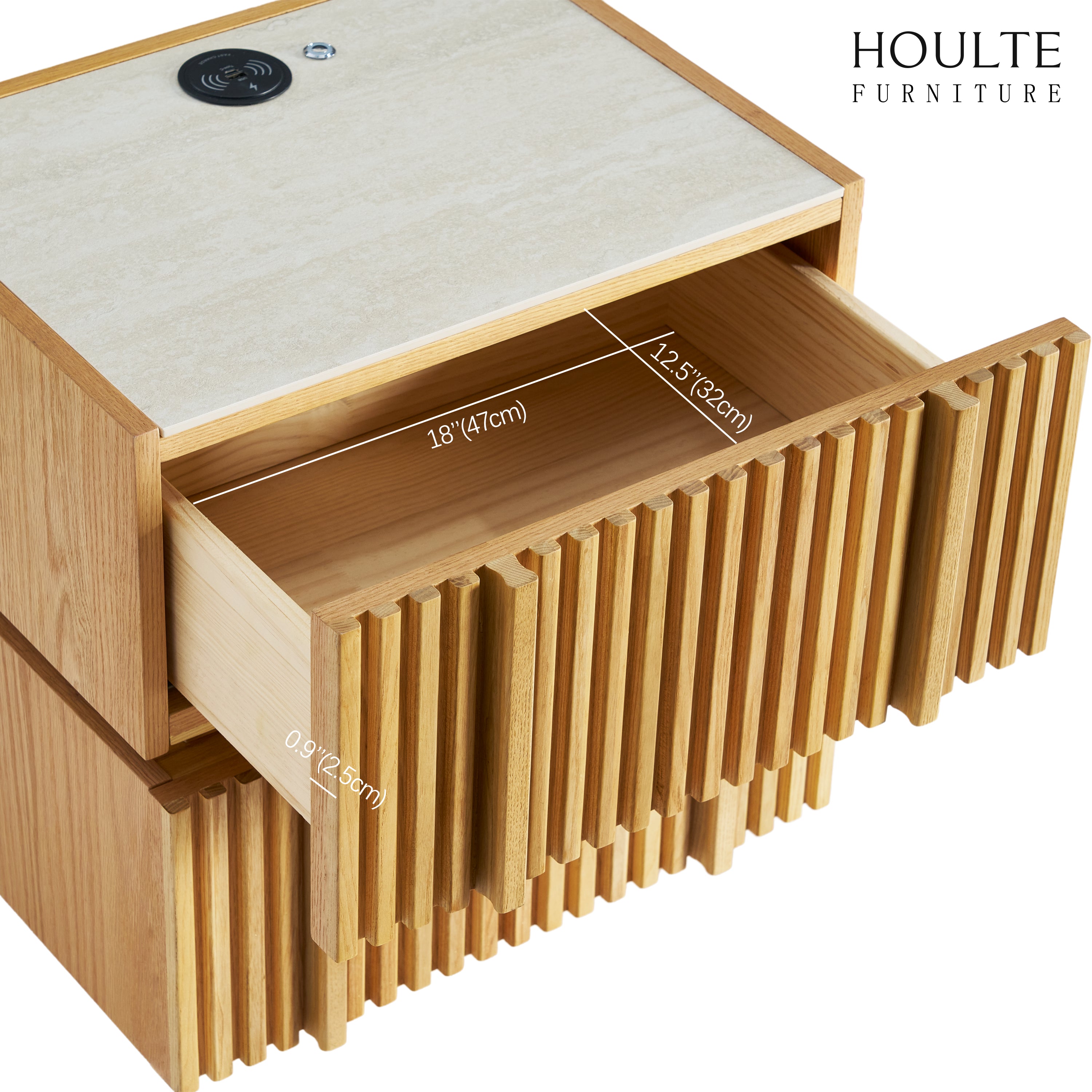 Isla Nightstand 50cm W