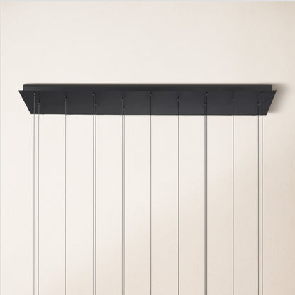 Anthropology Rectangle Crystal Pendant 102cm W