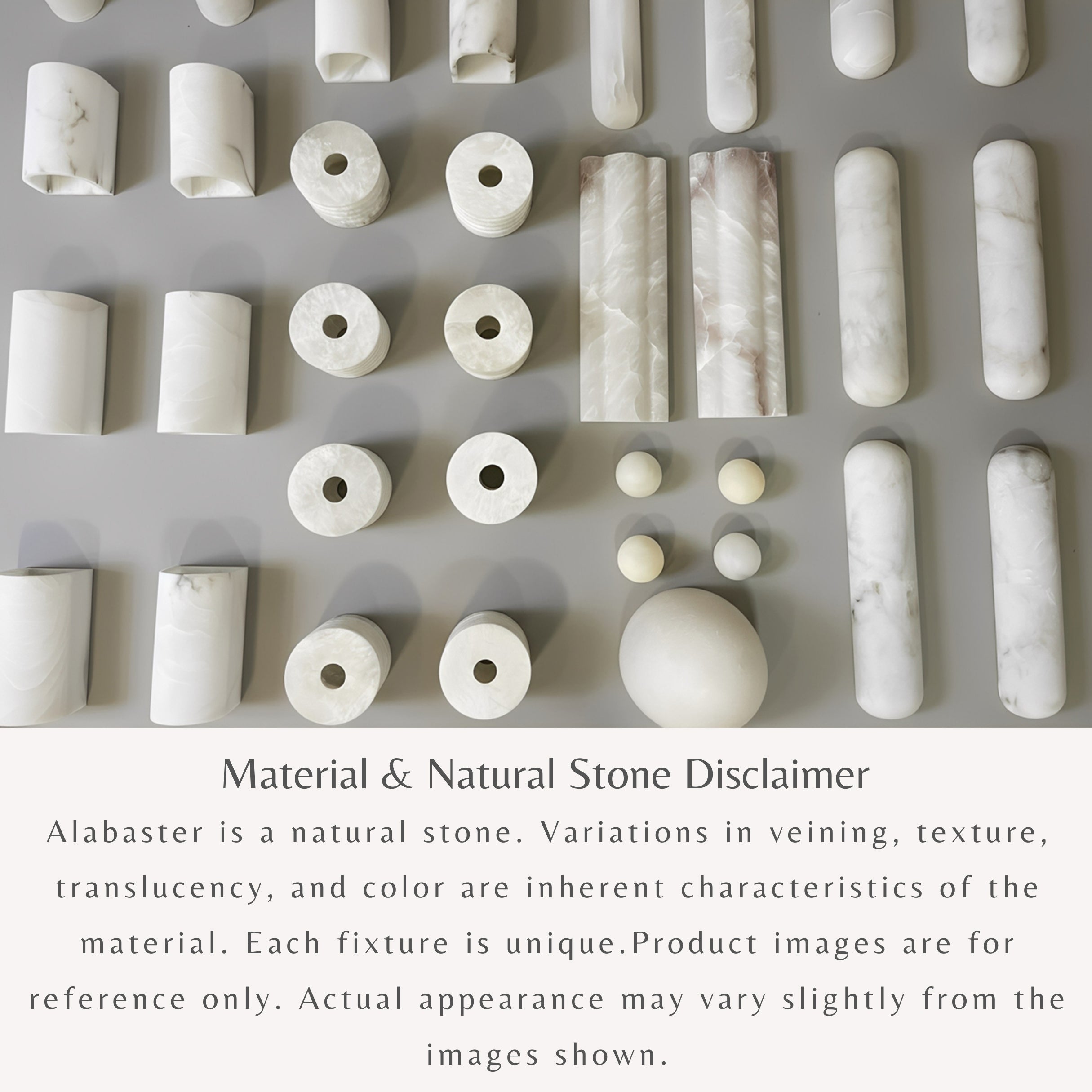 Miles Alabaster Wall Lamp 30cm D