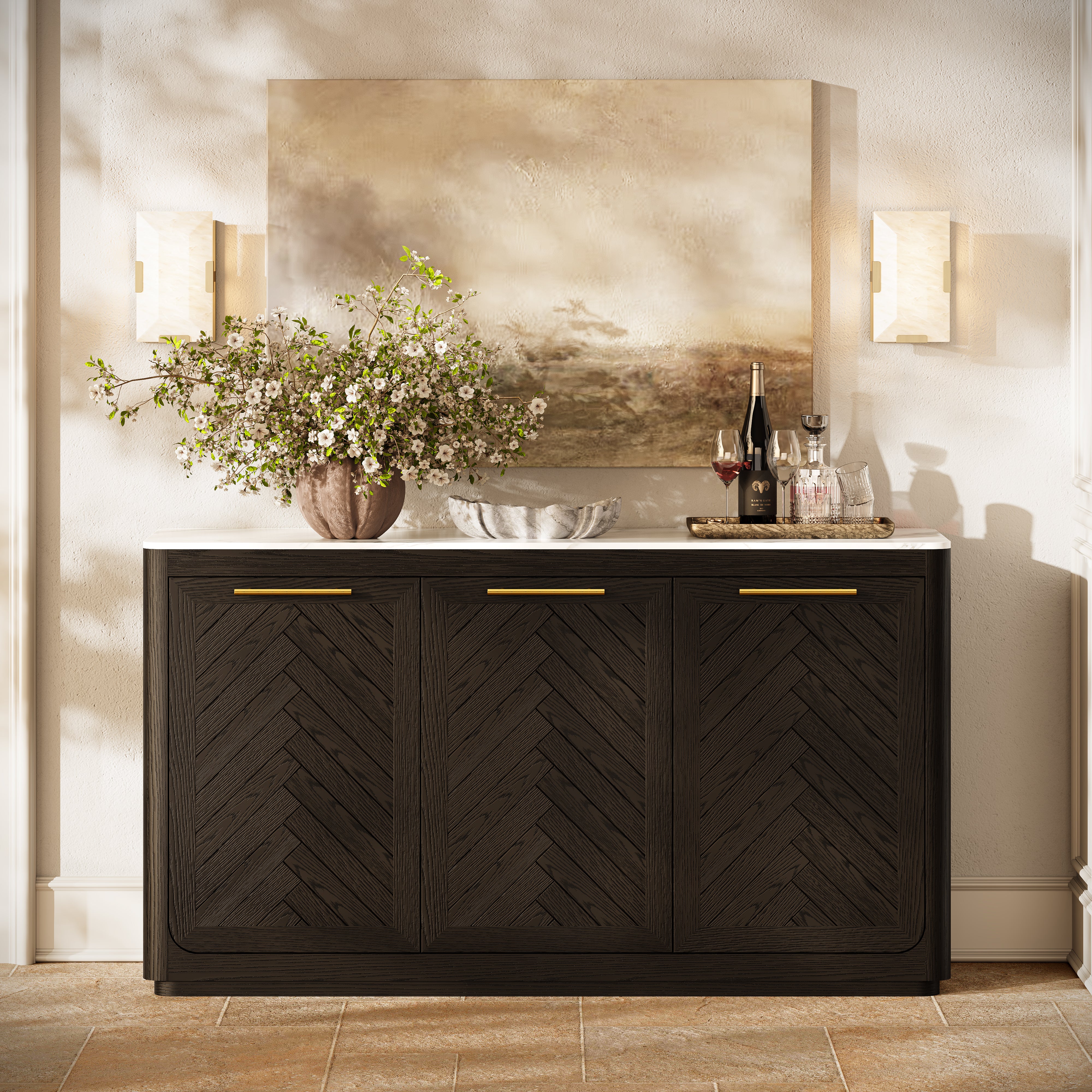 Herringline Sideboard 57"W
