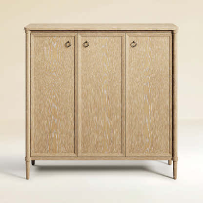 Maison Oak Shoe Storage Cabinet