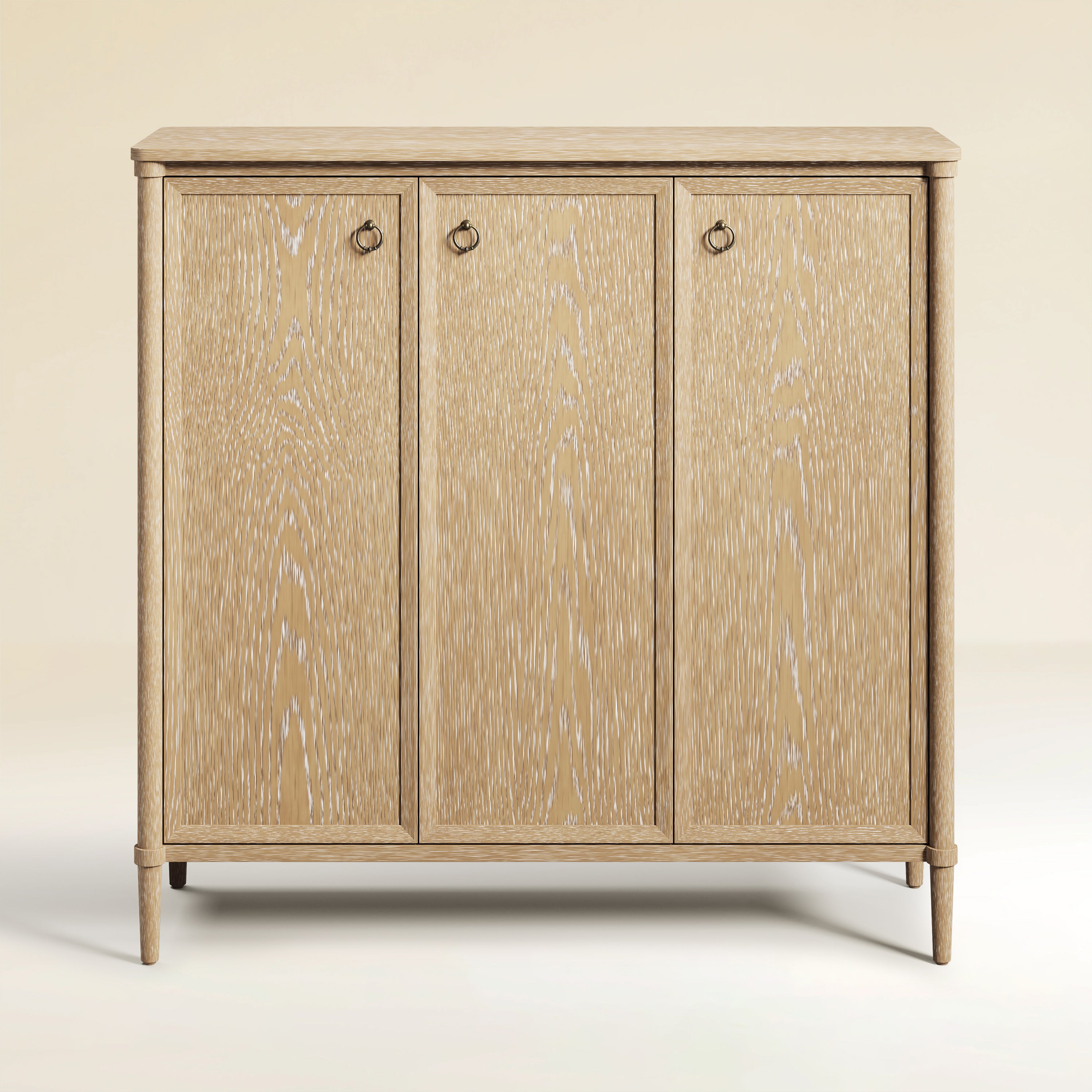 Maison Oak Shoe Storage Cabinet