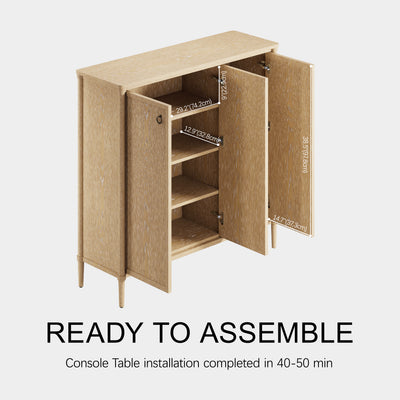 Maison Oak Shoe Storage Cabinet