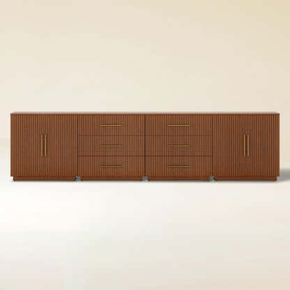 Holt Oak Modular Media Console (Set of 4)