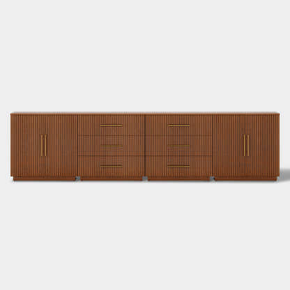 Holt Oak Modular Media Console (Set of 4)