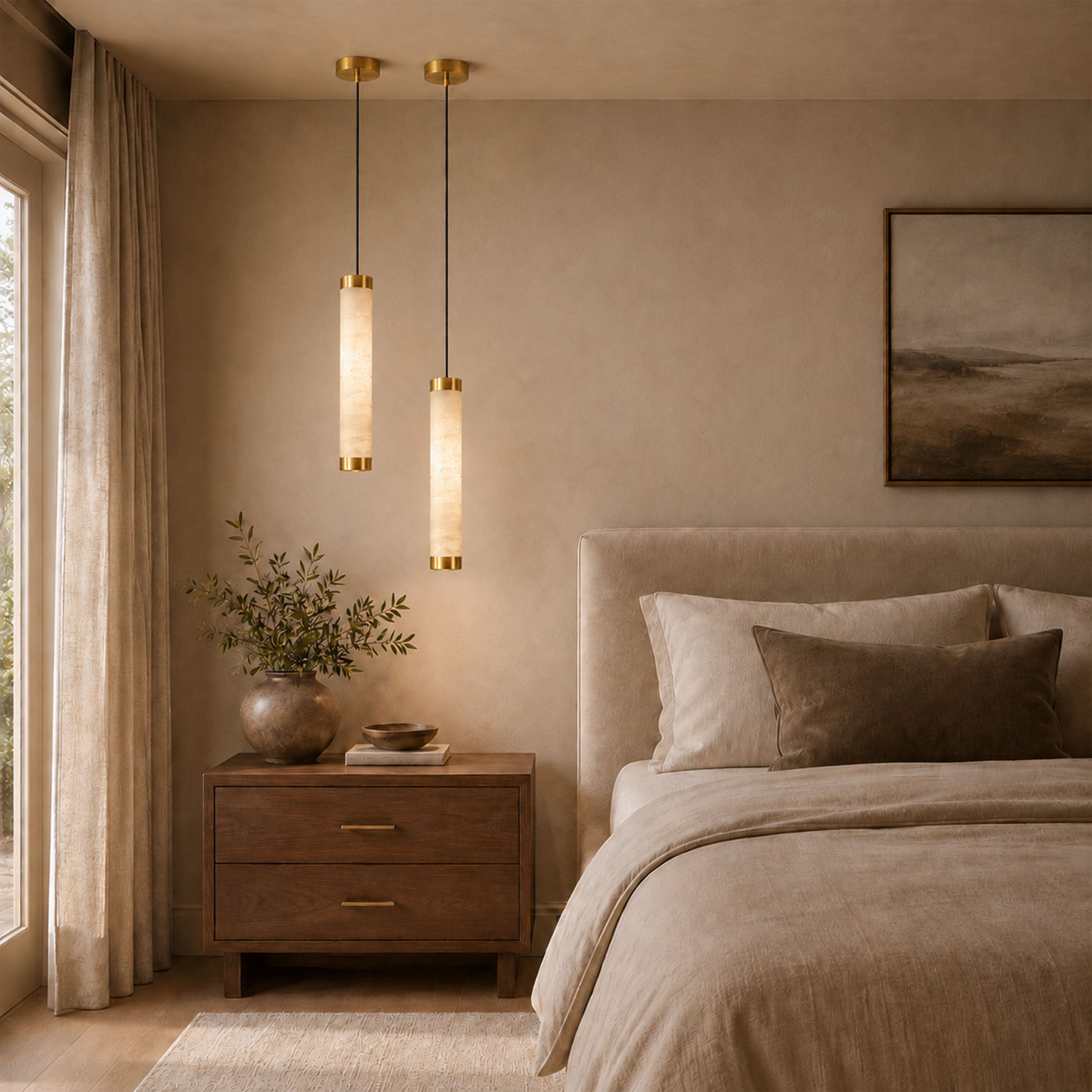 Velora Alabaster Chandelier