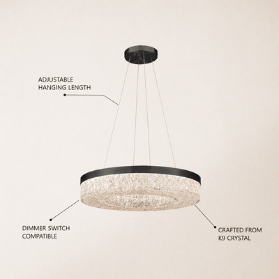 Planituri Crystal Round Chandelier