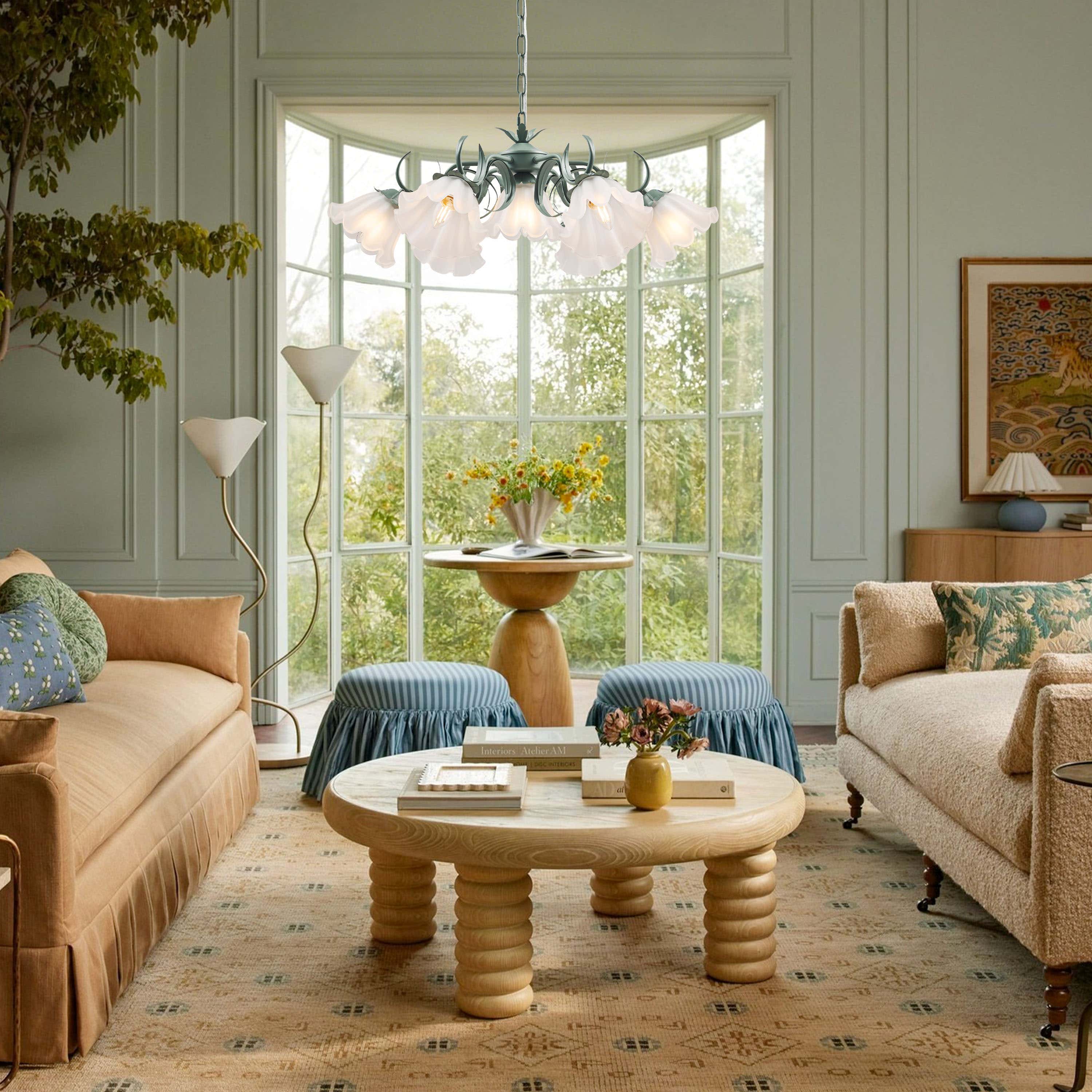 GlowMuse Crystal Round Chandelier 68cm D