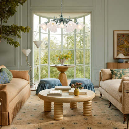 GlowMuse Crystal Round Chandelier 68cm D