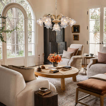 GlowMuse Crystal Round Chandelier 68cm D