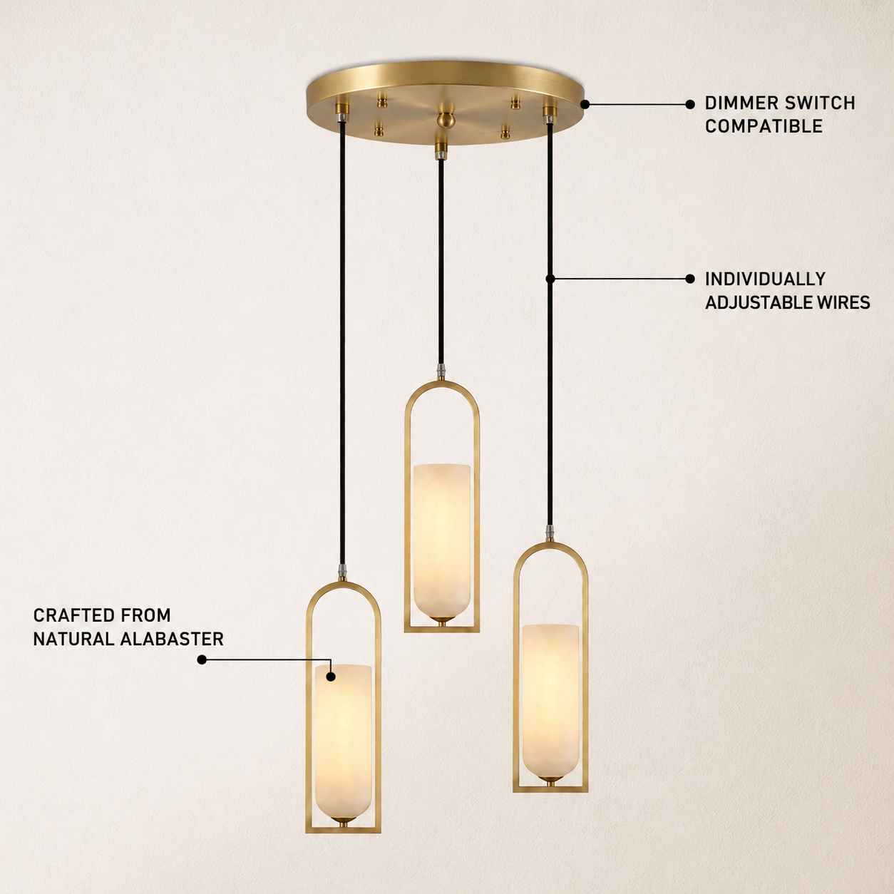 Elanor Alabaster Pendant