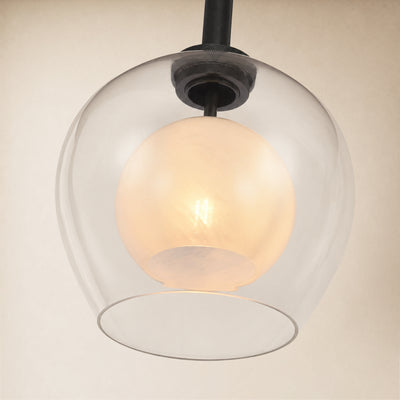 Maren Glass Globe Pendant 10"D