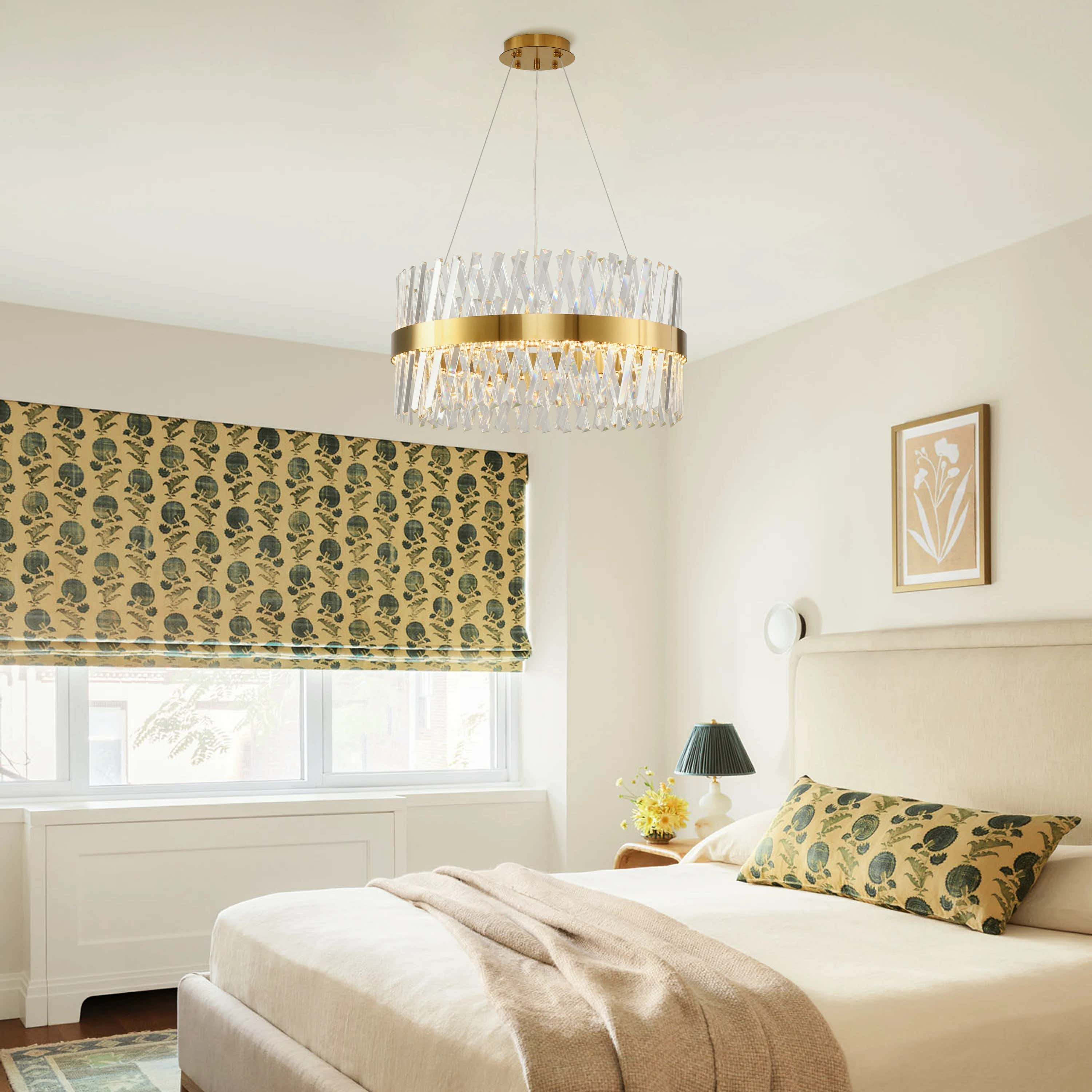 Vetro Prism Crystal Round Chandelier 60cm D