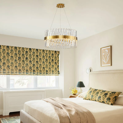 Vetro Prism Crystal Round Chandelier 60cm D