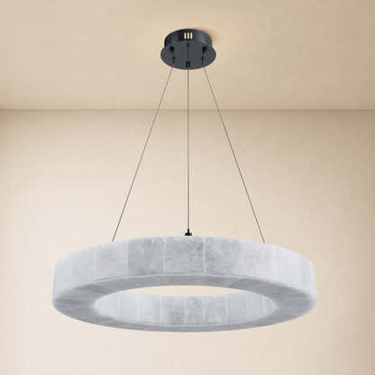 Soluna Alabaster Custom Round Chandelier