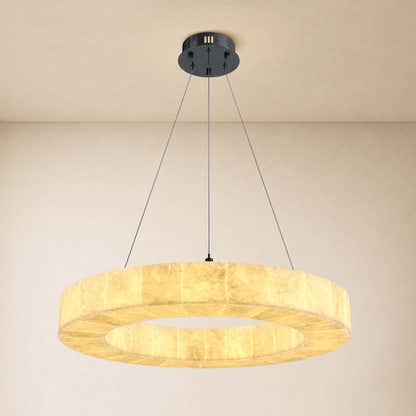 Soluna Alabaster Custom Round Chandelier