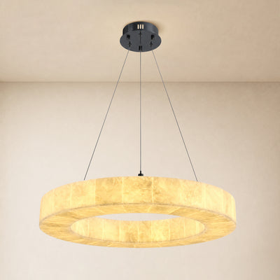 Soluna Alabaster Custom Round Chandelier