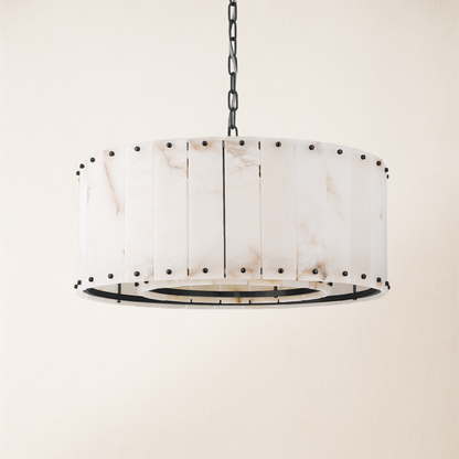 Nivislight Alabaster Round Chandelier 60.9cm