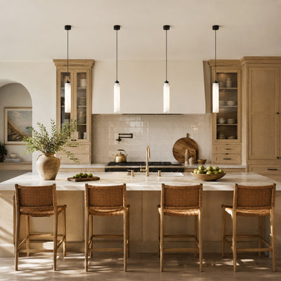 Simple Alabaster Pendant Lamp
