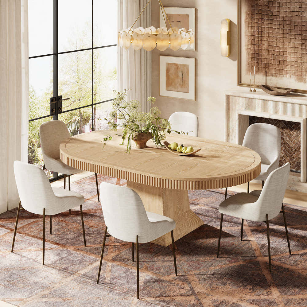 Ansel Dining Table Set for 4-8