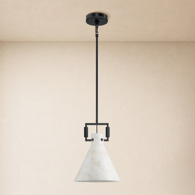 Lioren Resin Cone Pendant Light 10.2"D