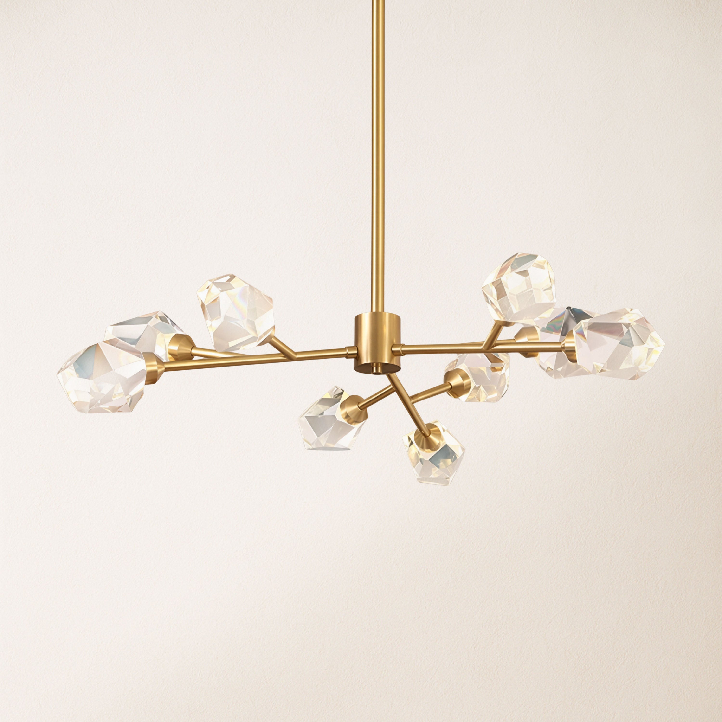 Aurelium Nova Crystal Linear Chandelier