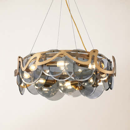 Avenor Ambient Glass Round Chandelier