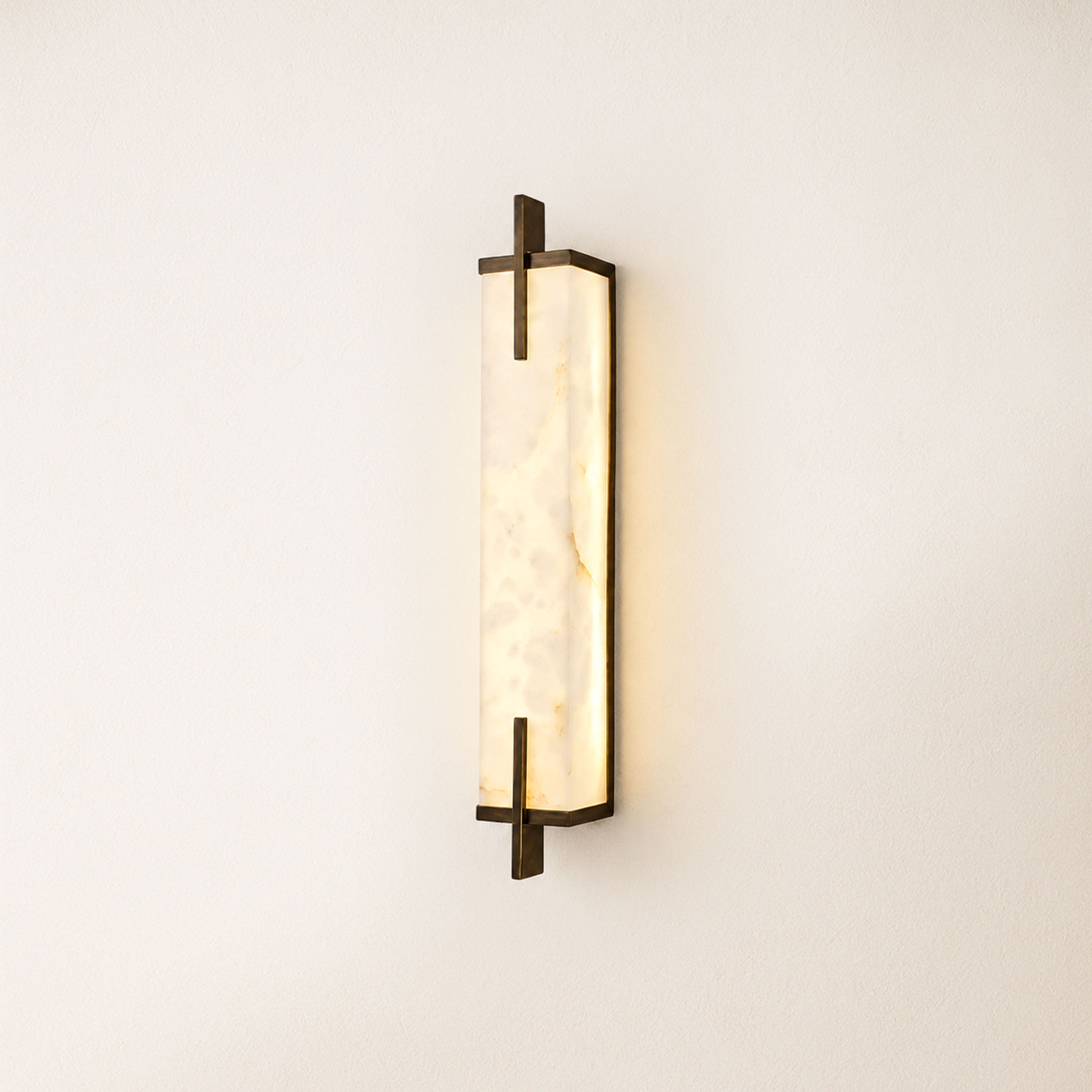 Vespera Alabaster Linear Wall Sconce