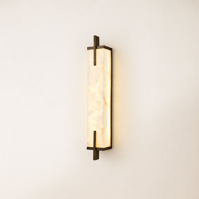 Vespera Alabaster Linear Wall Sconce