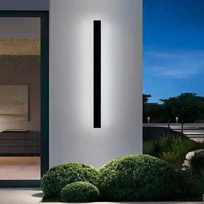 Ethereon Linear LED Solar Outdoor Wall Light