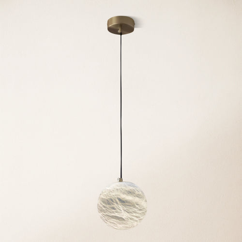 Nami Alabaster Global Ball Pendant Light 12.7cm D