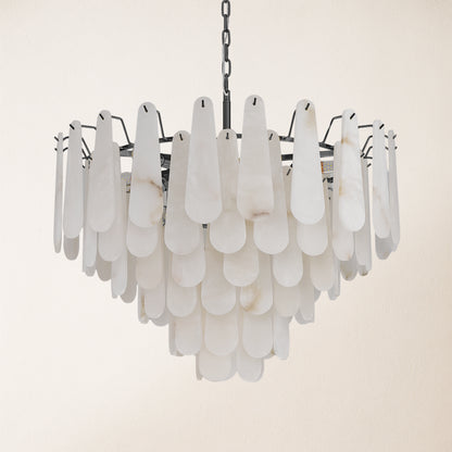 Caldera Alabaster Round Chandelier 80cm