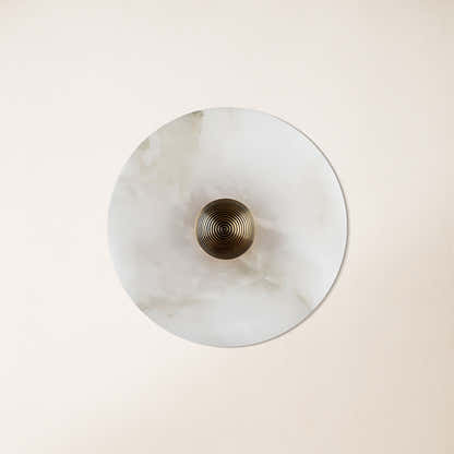 Miles Alabaster Wall Lamp 30cm D