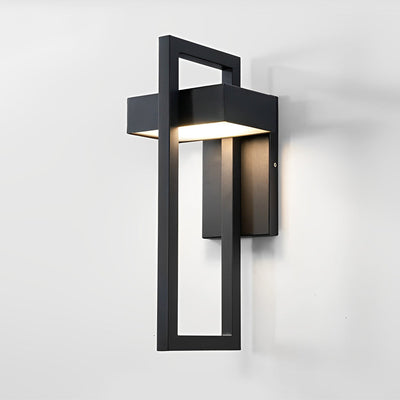 Aqualith Rectangular Minimalist Outdoor Wall Light