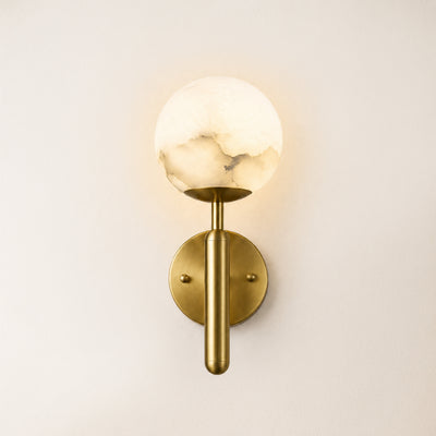 Vellura Alabaster Wall Sconce