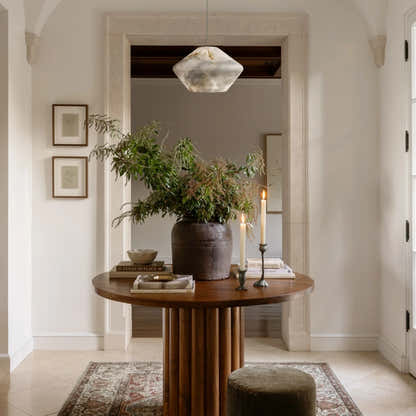 Dadaly Alabaster Popular Small Art Pendant Light 26cm W