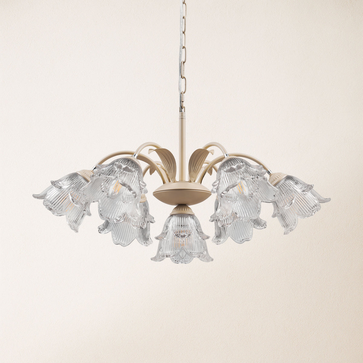 GlowMuse Crystal Round Chandelier 68cm D
