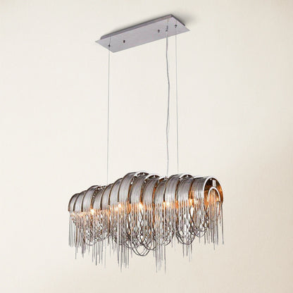 Teresa Cadena Chain Tassel Dining Room Chandelier 109cm W