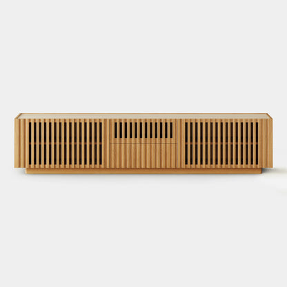 Isla Oak Sintered Stone Media Console 80"