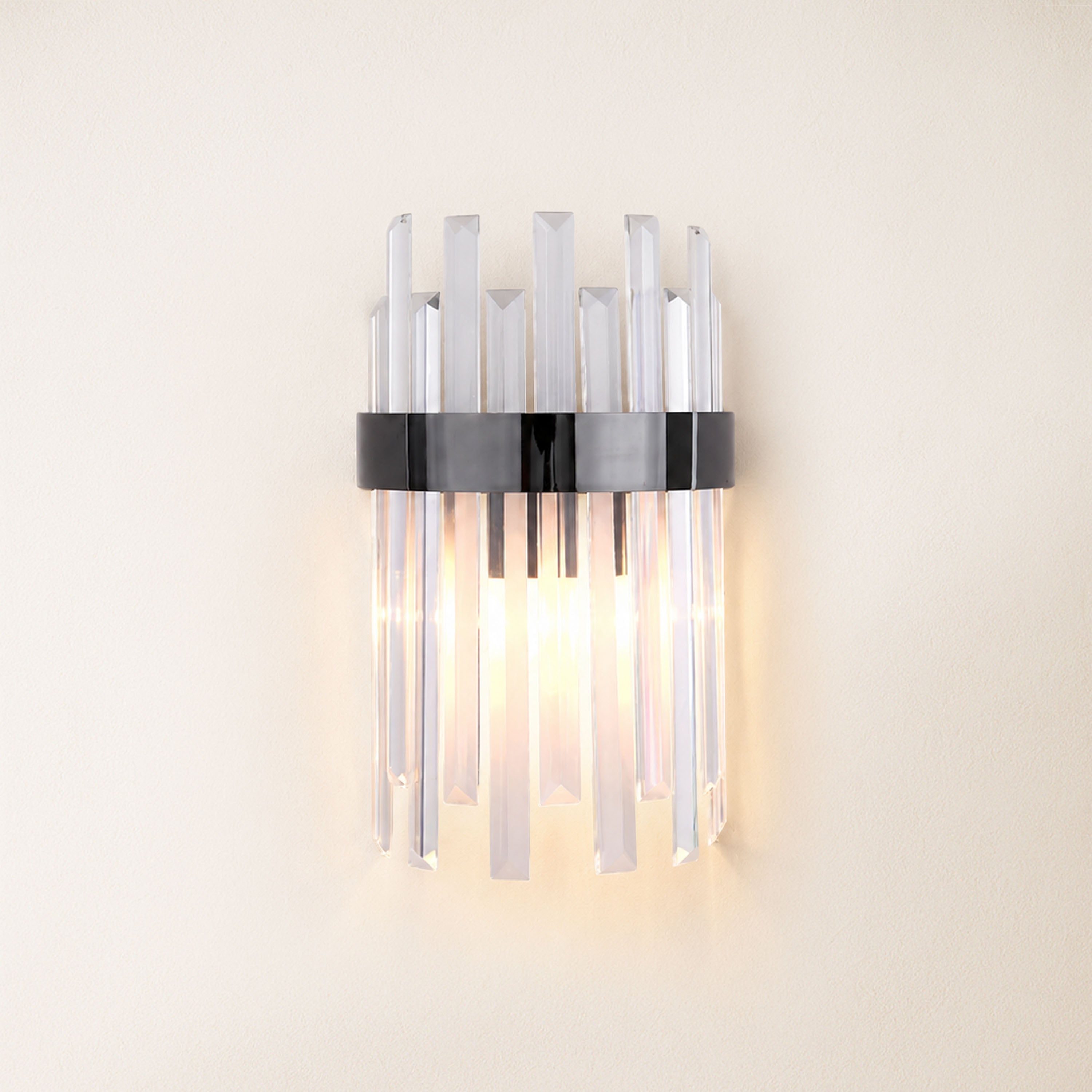 Oryana Crystal Icicle Wall Sconce 7.9"