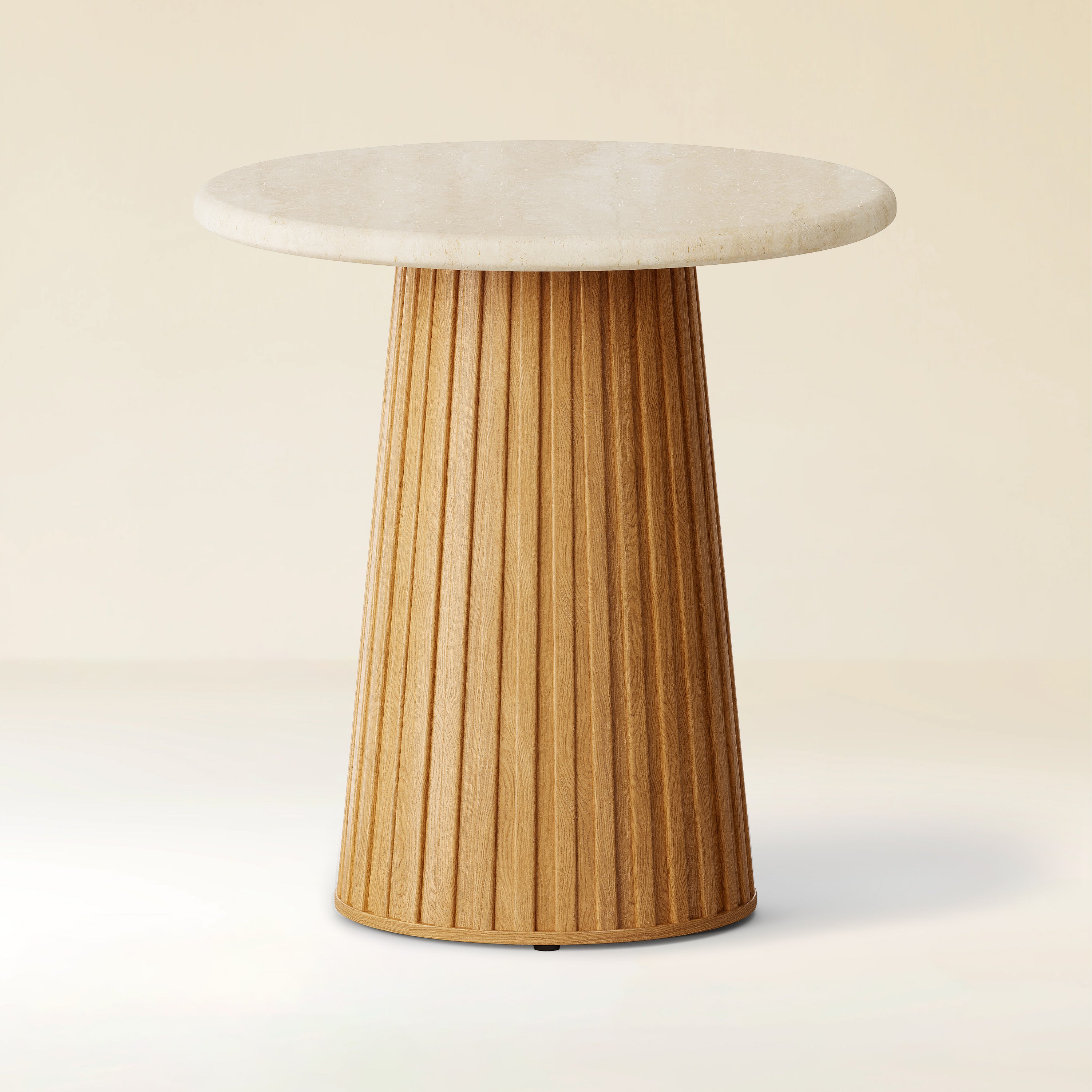 Emery Sintered Stone Side Table 50cm W