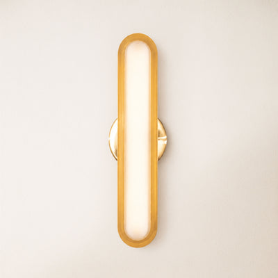Ovida Glass Oval Wall Sconce