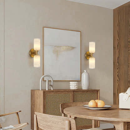 Axis Alabaster Wall Sconce 14"H